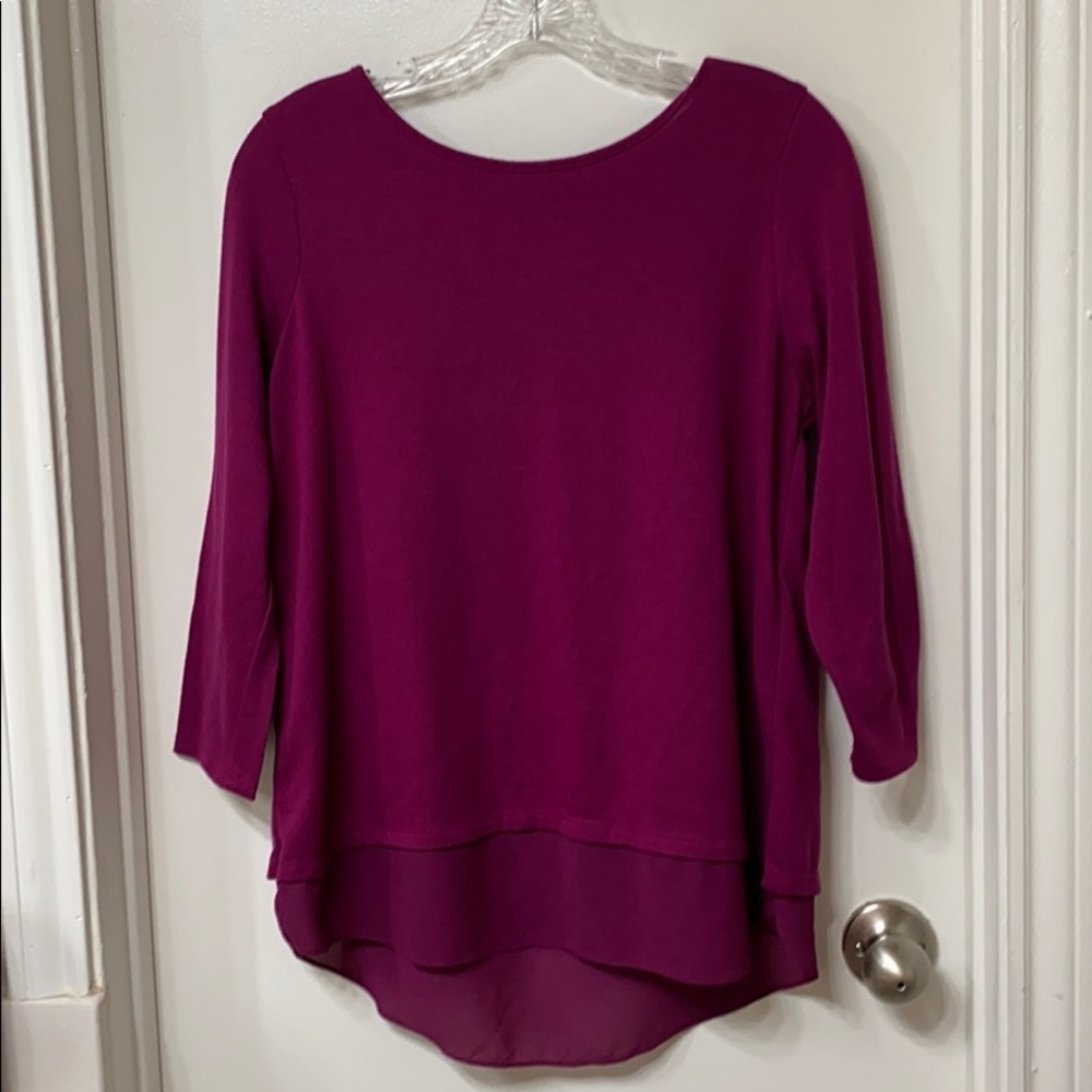Long sleeve tee material